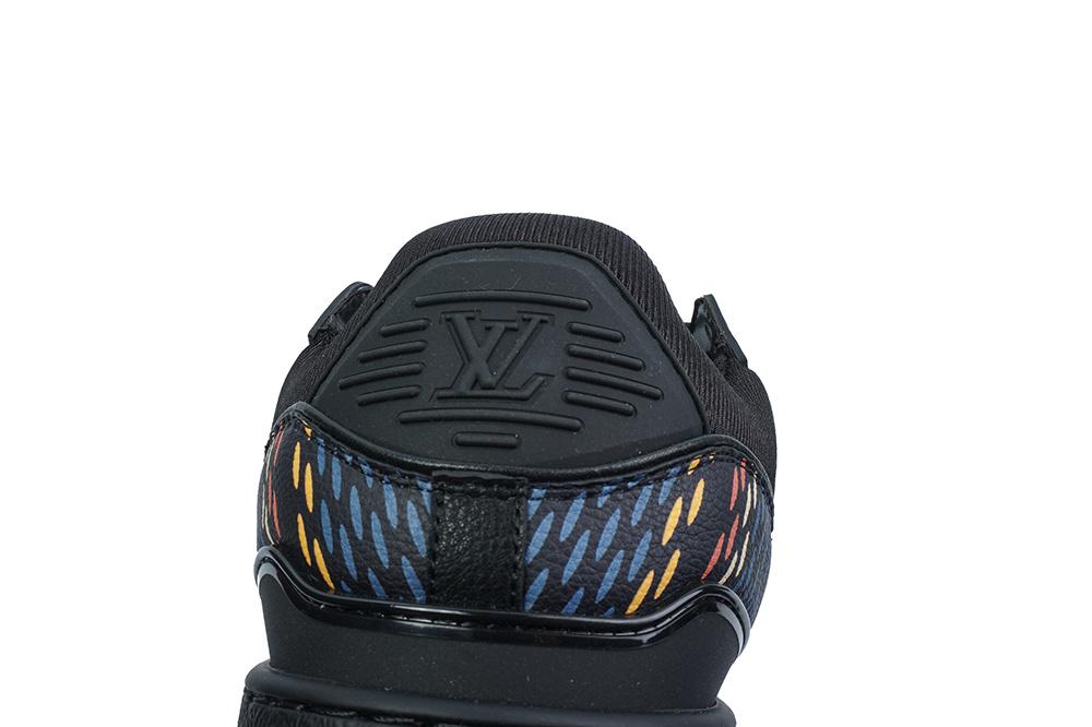 PK God Louis Vuitton Trainer Maxi Black Multi RETAIL MATERIALS READY TO SHIP